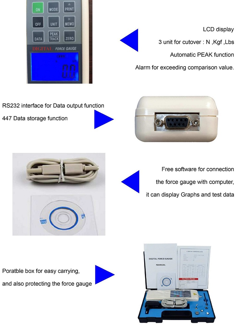 digital push-pull gauge meter