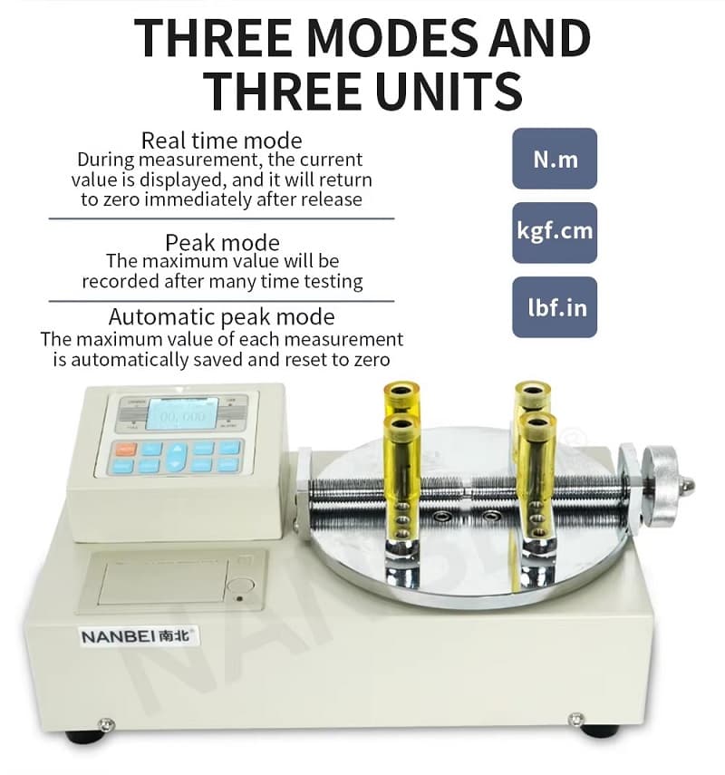 bottle lid torque meter